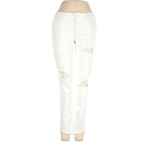 4 for $40 mix and match in my closet ! 
White Denim Distressed Skinny Jeans